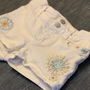 Oh. My. Gosh you guys. These are so cute. White embellished shorts from Gap